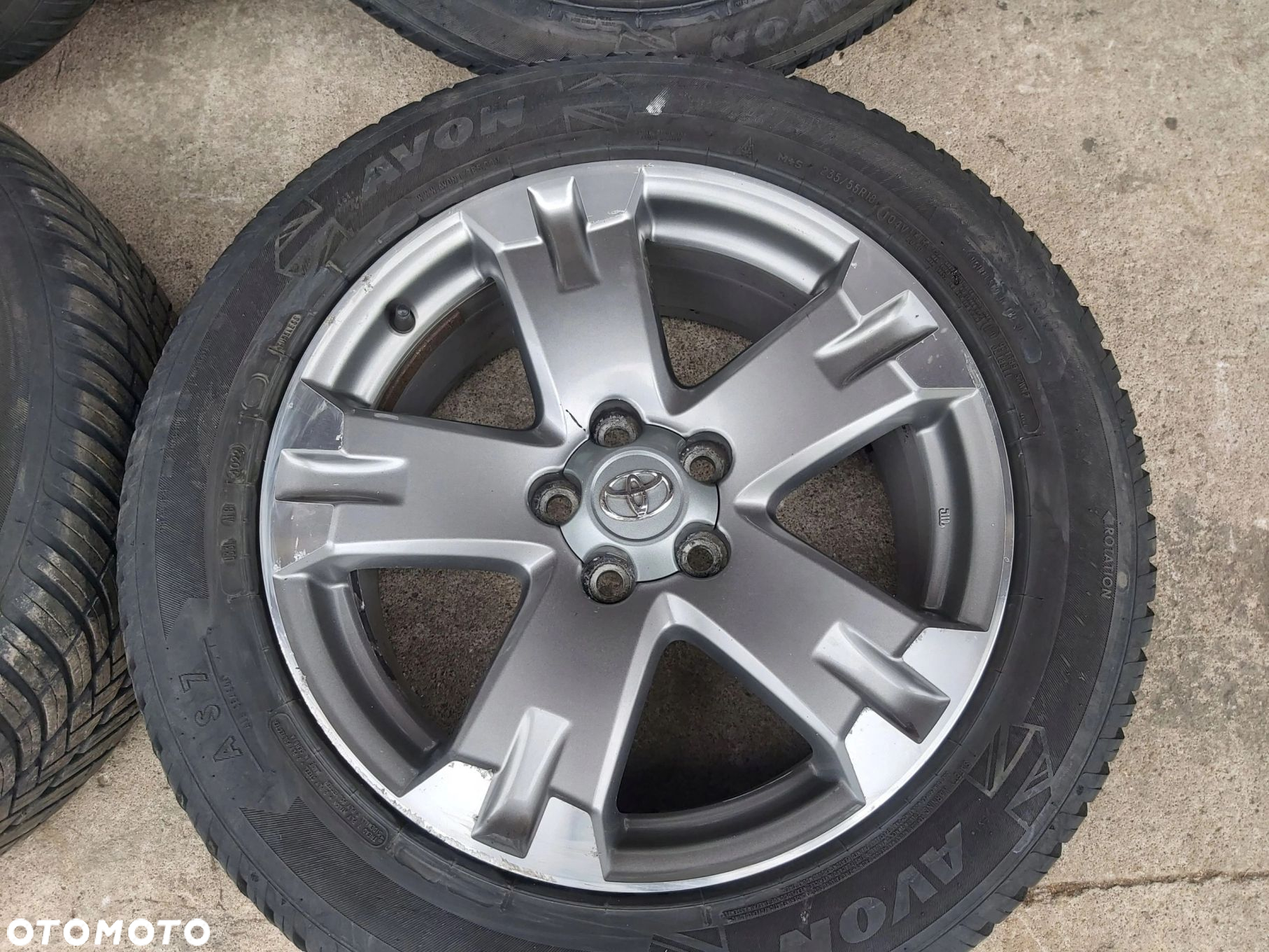 Toyota Rav4 III alufelgi 18 opony 235/55 R18 Toyo AVON 2022r M+S Zima - 3