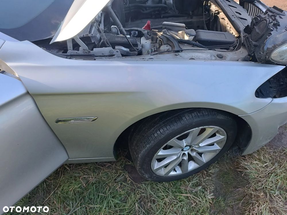 BMW F10 2012R TITANSILBER METALLIC KOMPLETNY PRZÓD MASKA ZDERZAK BŁOTNIK LEWY PRAWY LAMPY PAS CZOŁOWY - 3