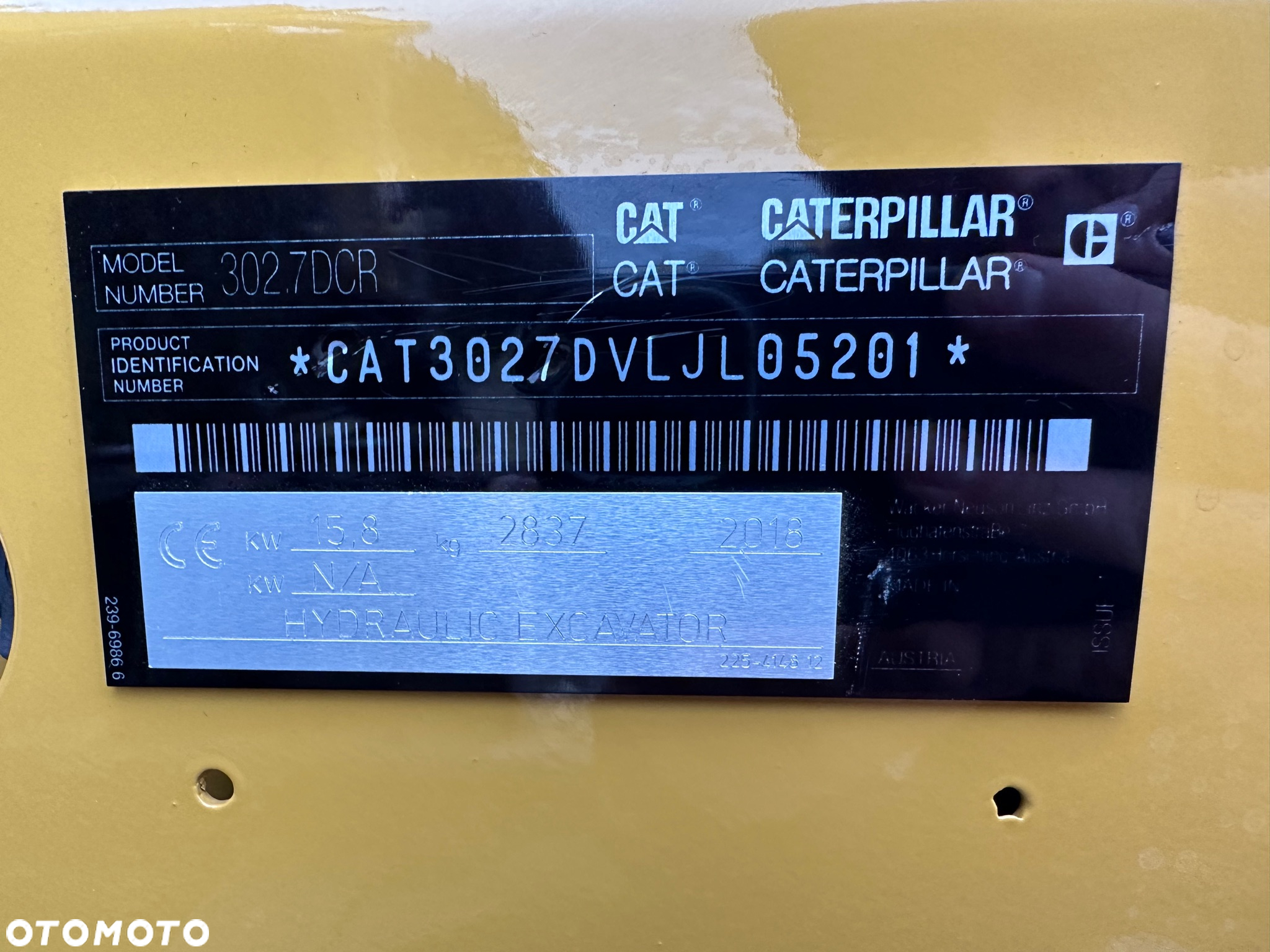 Caterpillar 302.7 D CR - 41