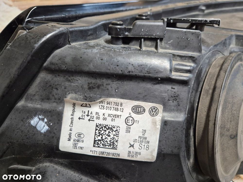 vw tiguan lift 14 xenon skrętny z led 5n1 941 752b europejska prawa - 7