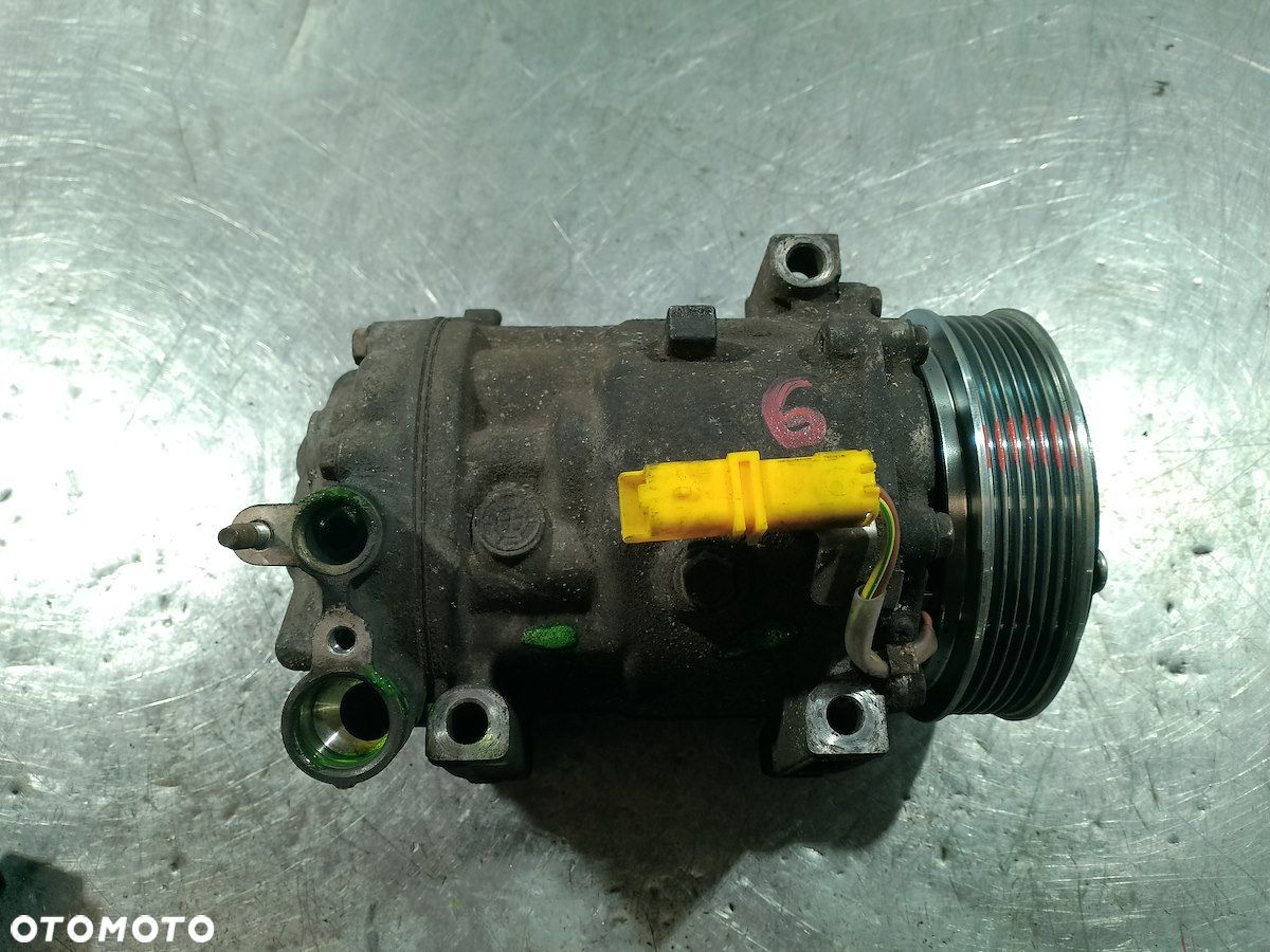 POMPA, SPRĘŻARKA KLIMATYZACJI PEUGEOT 407 9656572680    SD7C16   R134A 1.6 - 1