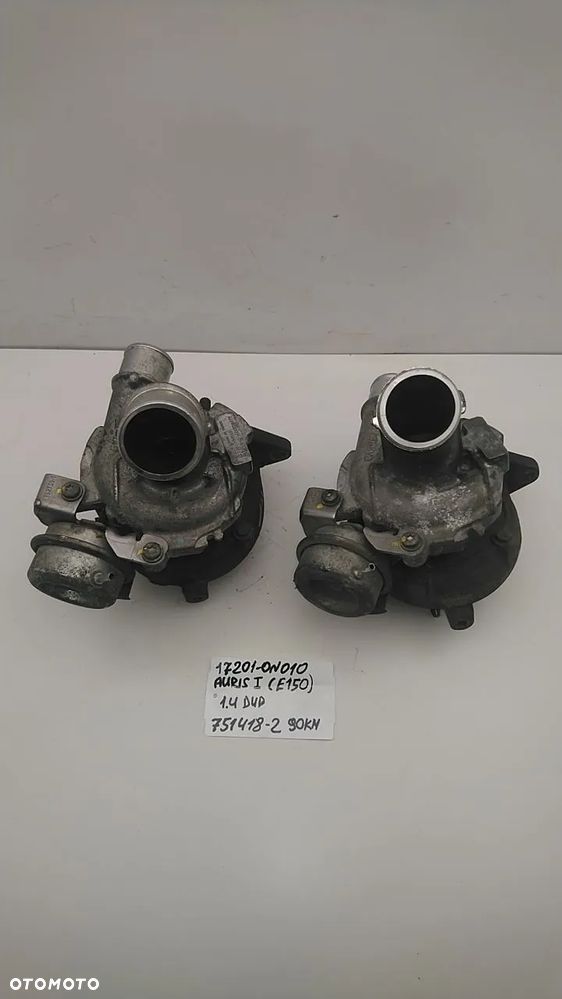 TURBOSPRĘŻARKA TOYOTA 1,4 D4D COROLLA YARIS VERSO - 5