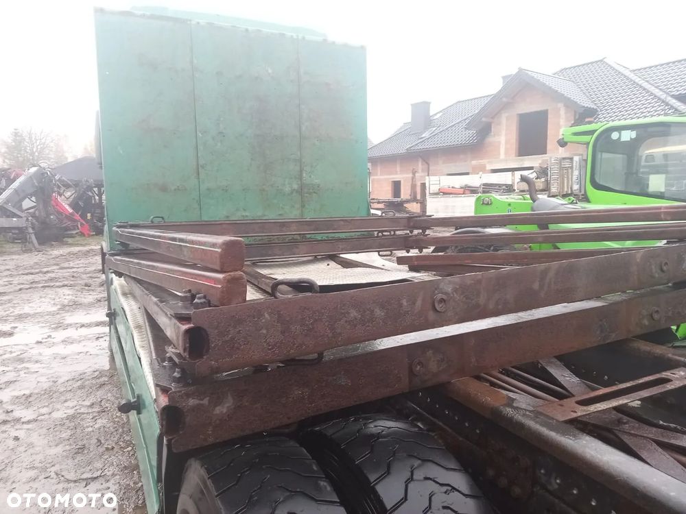 Zabudowa kłonicowa do drewna drzewa lasu Man Scania hds dźwig żuraw - 4