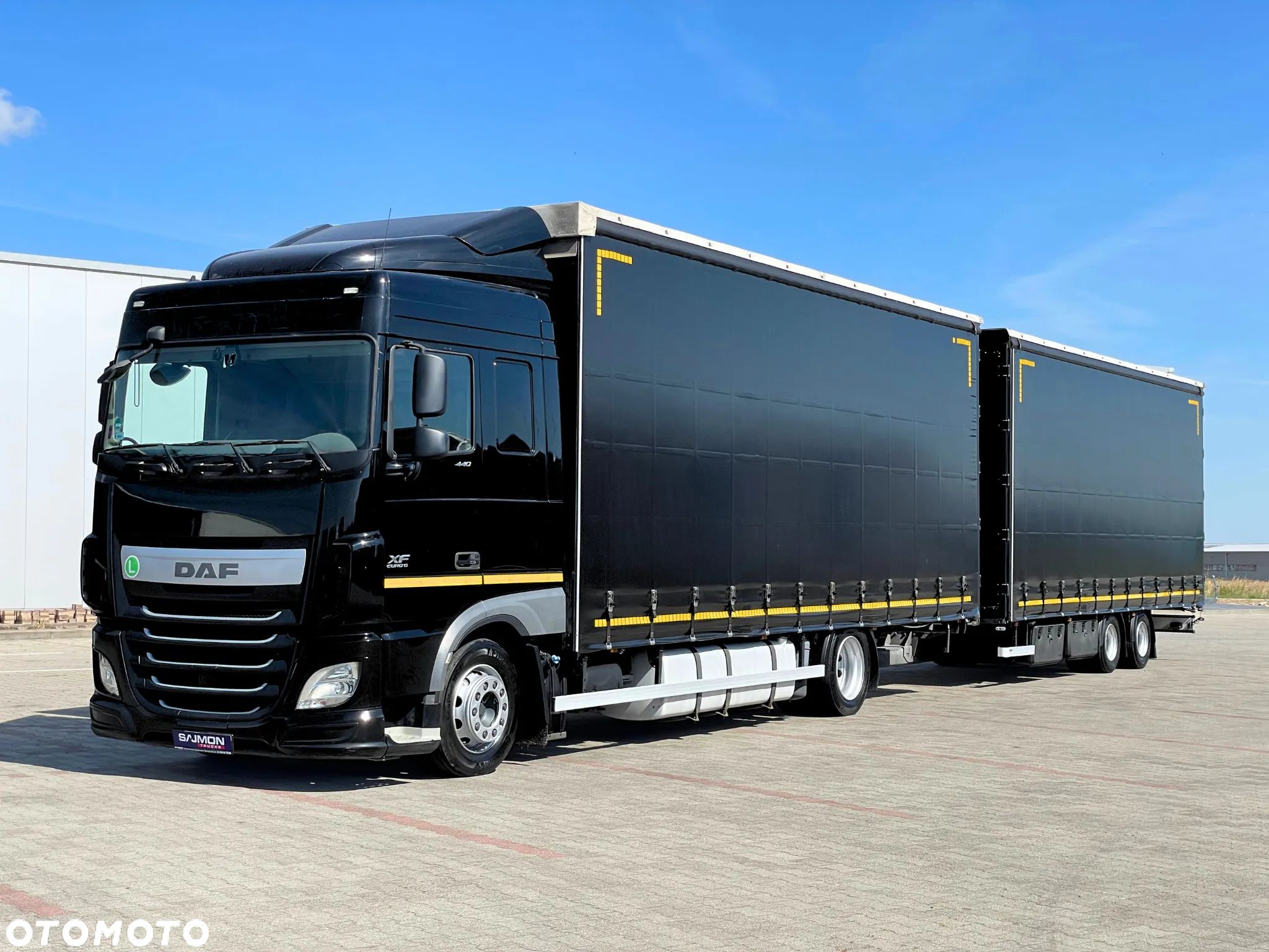 DAF XF 440 / ZESTAW TANDEM 120 M3 / PRZEJAZDOWY / 7,75 M + 7,75 M / SALON PL - 1