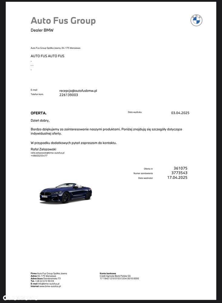 BMW Seria 8 - 1