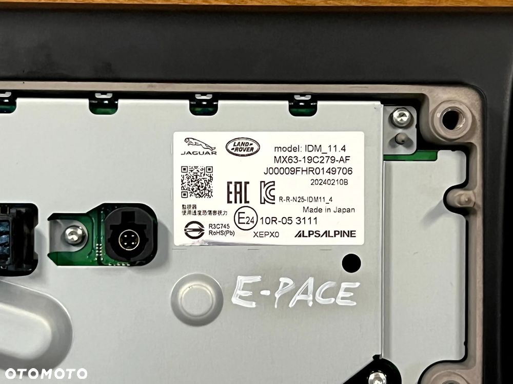JAGUAR E-PACE X540 EKRAN WYŚWIETLACZ NAWIGACJI MX63-19C279-AF - 3