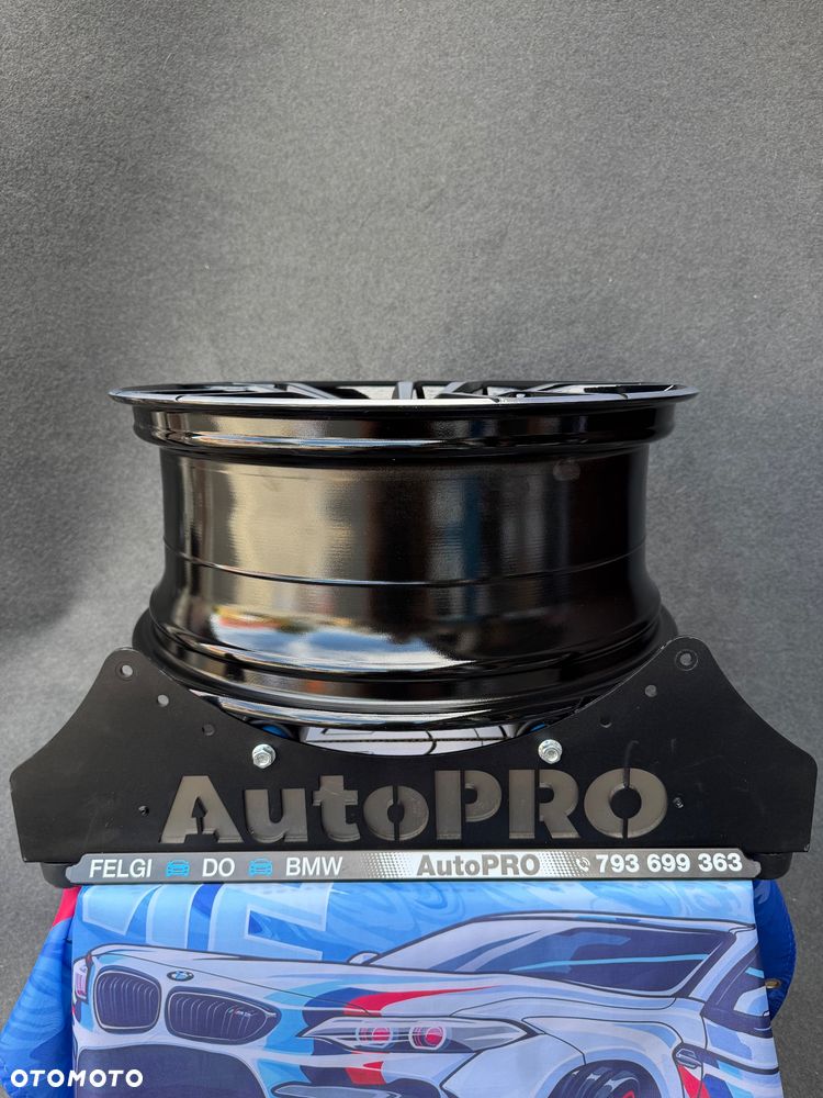 Nowe   alufelgi M pakiet 5x112 19 felgi 8j ET25 i 9J ET35 BMW seria 3 G20 G22 G30 G31 F44 G22 G23 G32 F39 G60 G01 X1 F48 G42 X2 U06 Active Tourer Z4 G29 xDrive jak Styling 930 czarne Japan Racing Carbonado - 6