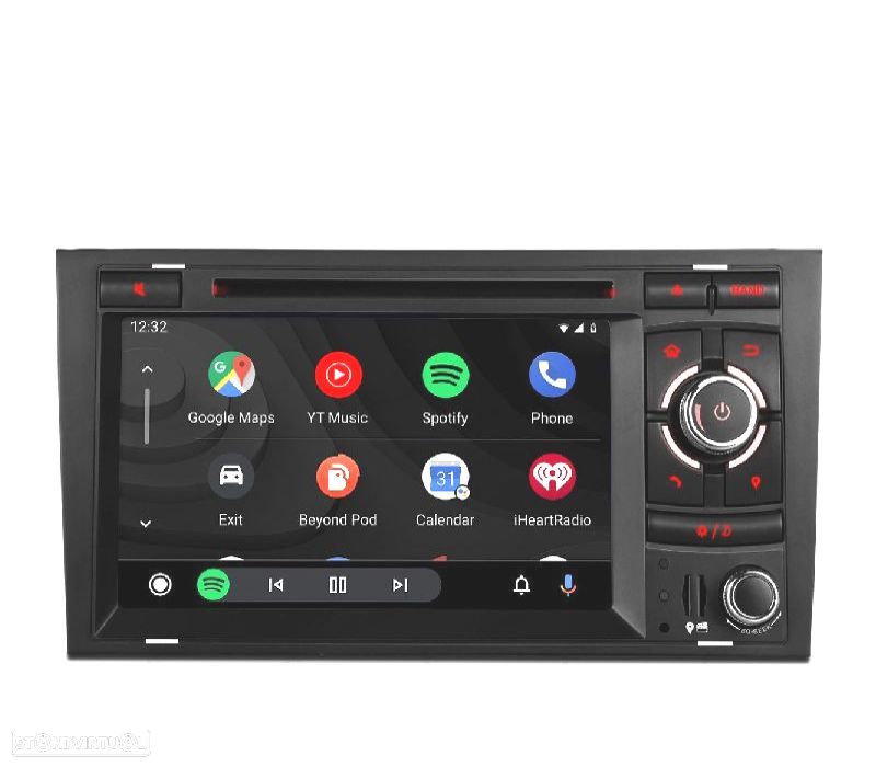 AUTO RADIO GPS ANDROID 12 PARA AUDI A4 B6 B7 00-08 SEAT EXEO 08-12 - 1