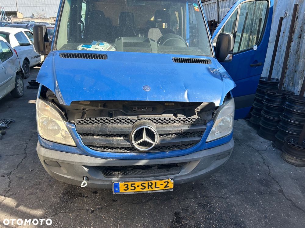 Mercedes Sprinter W906 przód kompletny Maska Zderzak lampy błotniki Pas przedni chłodnice belka wzmocnienie - 1