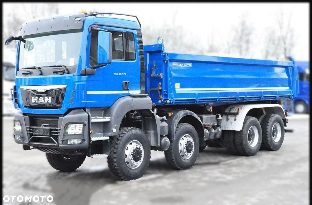 MAN TGS 41.470 BB 8x8 Meiller – Wywrotka trójstronna | Hardox | 470 KM | 2020 | 139 237 km - 2