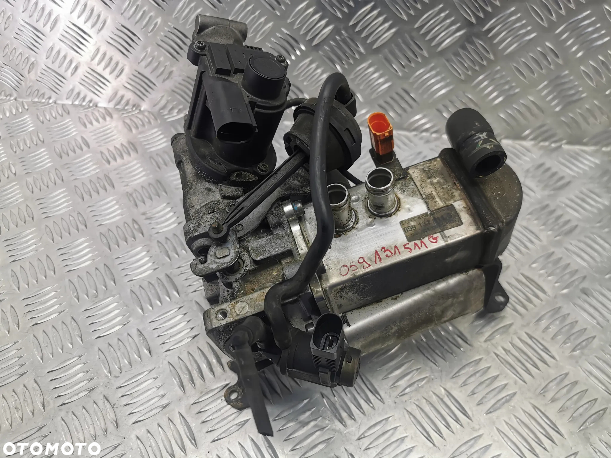 VW PHAETON 10-16R CHLODNICA 3.0 CEX CHLODNICZKA EGR PRZEWÓD 059131511G 059151511 G - 4