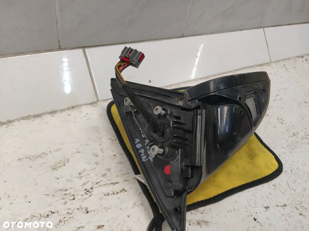 JAGUAR XJ X351 LUSTERKO PRAWE Z POŚWIETLENIEM 16 PIN KOMPLETNE - 9