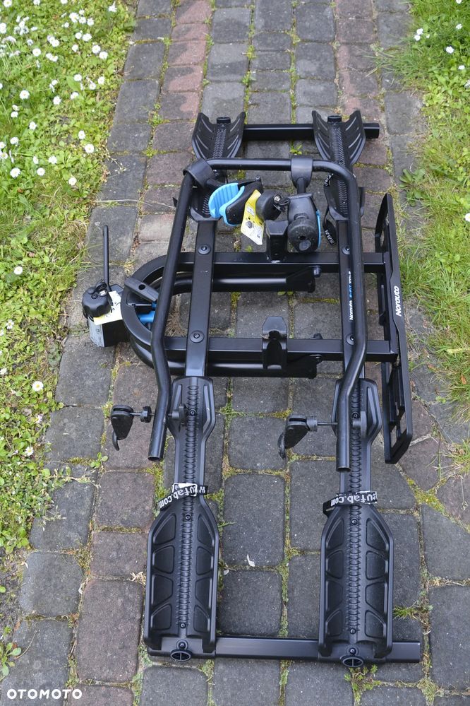 Bagażnik rowerowy na hak holowniczy NORAUTO E-FIT 100-2 na 2 rowery kompatybilny z rowerem elektrycznym - 2