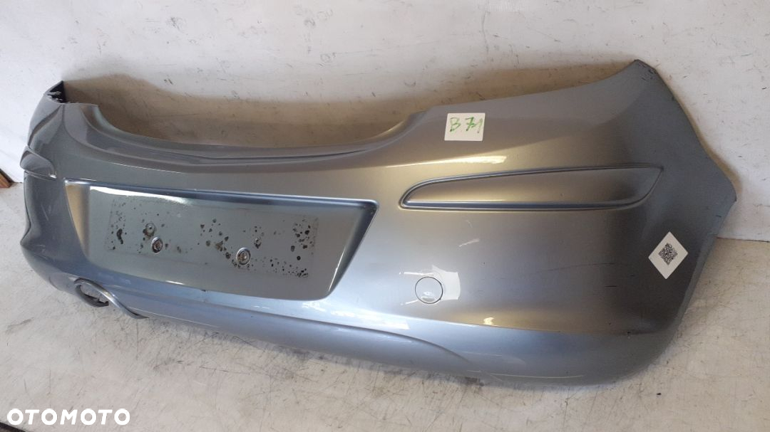 ^ ZDERZAK TYŁ TYLNY DO OPEL CORSA D Z163 SZARY 3D 3 DRZWI HB - 3