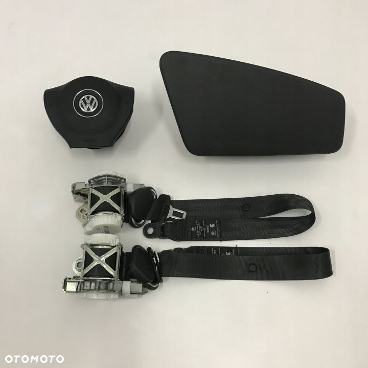 VW AMAROK ZAŚLEPKA PODUSZKI AIRBAG AIR BAG PASY KIT SET - 1