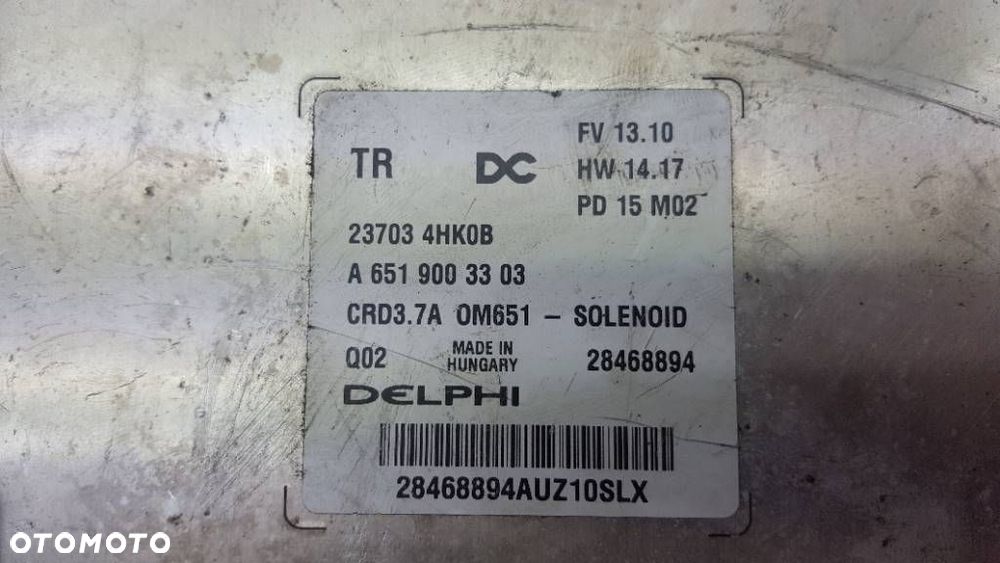 KOMPUTER SILNIKA Q50 INFINITI 2.2 D 23703 4HK0B - 2