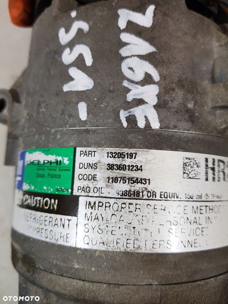 sprężarka klimatyzacji 13205197 opel meriva a vectra c 1.6b z16xe - 5