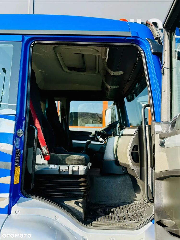 MAN TGS 26.360 // E6 // Klimatyzacja / 6x2 // platforma laweta 7,2m z HDS HMF 1420 // dzwig żuraw kran crane skrzynia uniwersalny - 27