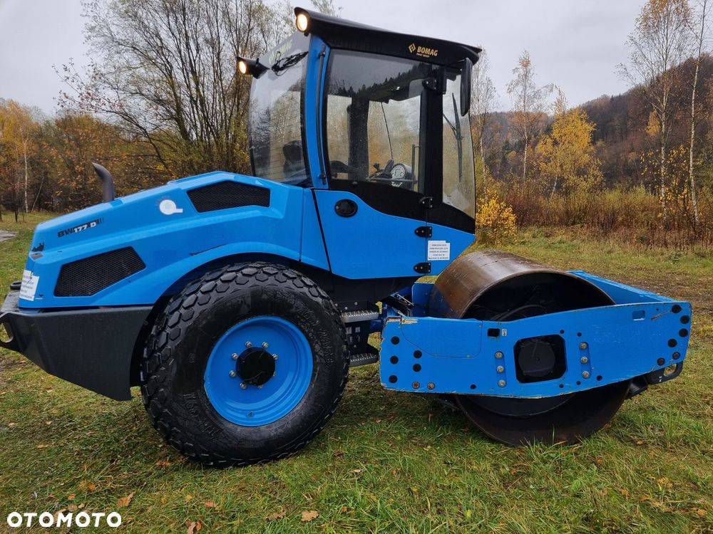Bomag Walec Terenowy 8 ton BOMAG BW177 D-5 Import Norwegia 2018r 538 Mtg silnik Kubota 4cyl. Nie różni się od Nowego z salonu! Klima serwisy w Dekra Zero zniszczeń IGŁA !!