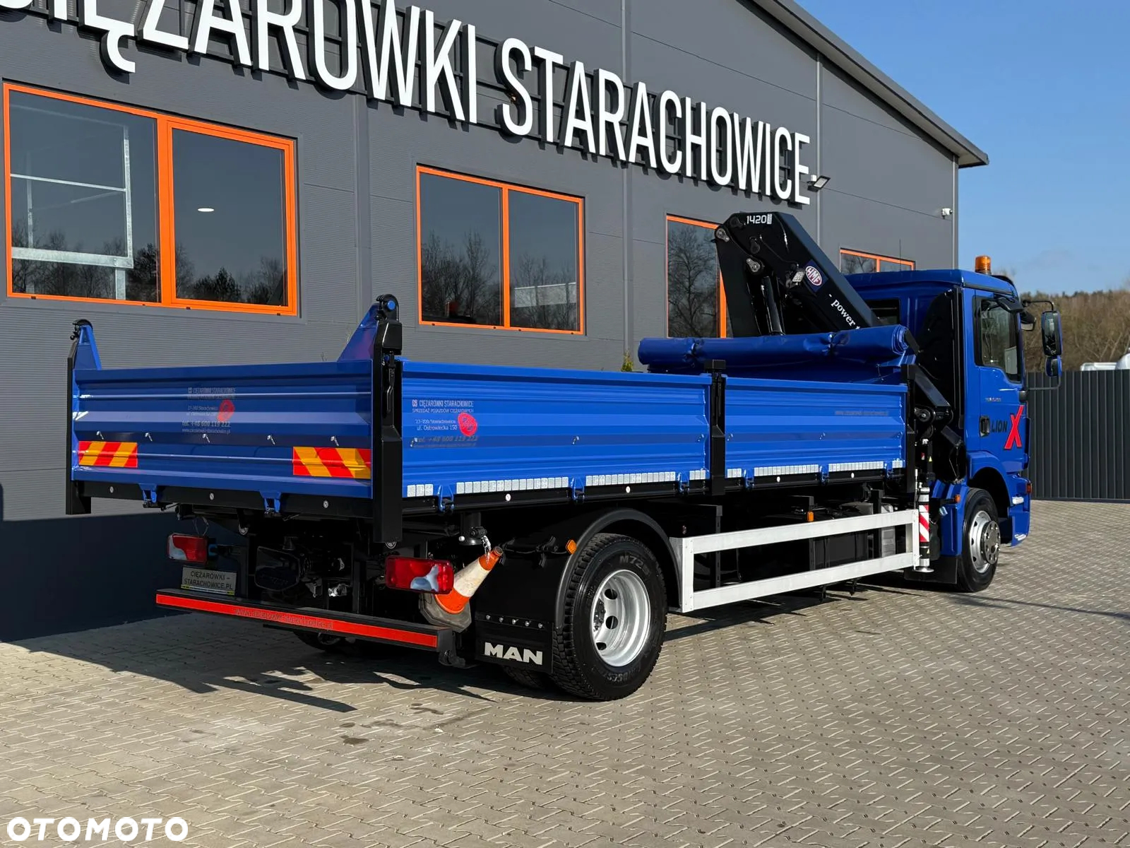 MAN TGM TGL 15.250 / E6 / wywrotka 3-S + HMF żuraw z pilotem / HDS dzwig kran crane kiper kipper - 10