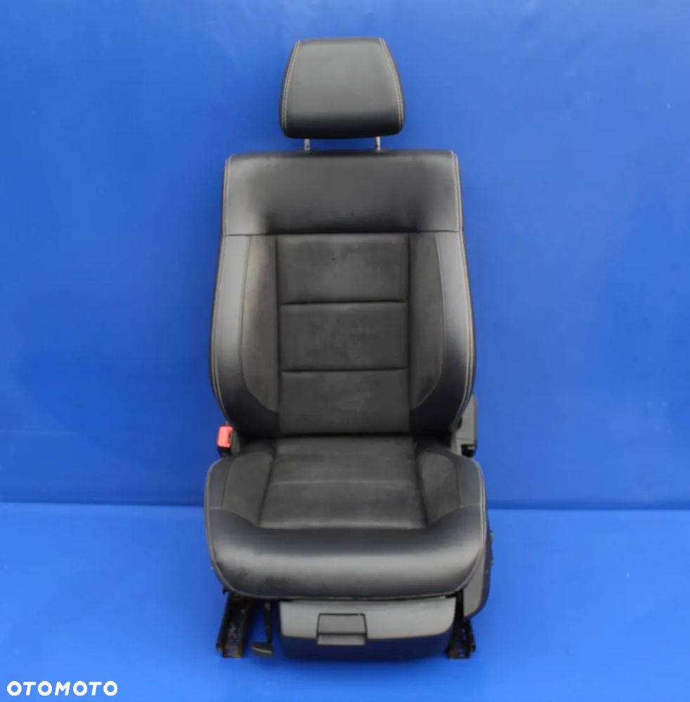 Fotel kierowcy lewy skóra + alcantara wersja sport OE Mercedes E-klasa W212 Lift 2014r - 10