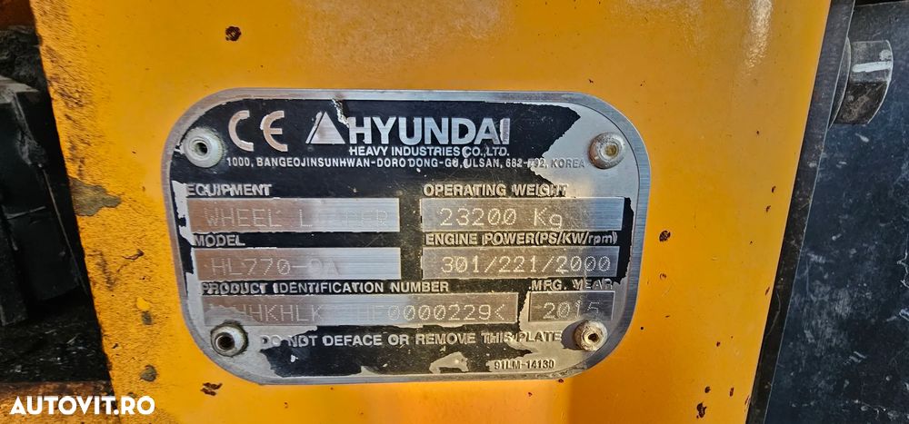 Hyundai HL 770 -9A Încărcător frontal - 6