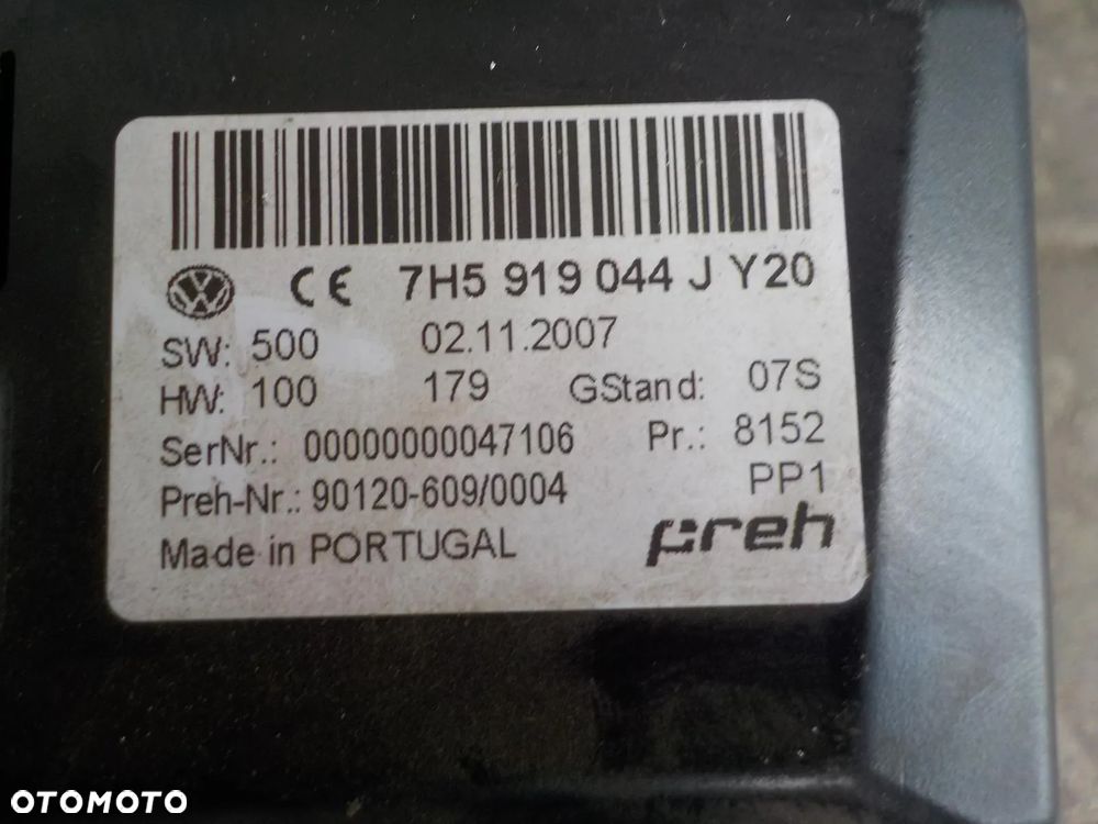 VW T5 PANEL STEROWNIK WEBASTO 7H5919044J - 3
