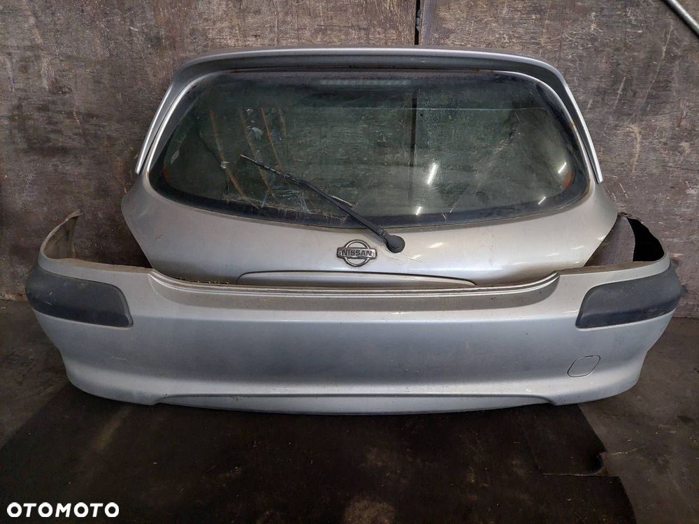 KOMPLETNY TYŁ KLAPA ZDERZAK LAMPA NISSAN ALMERA N16 KL0 HB 5D - 4