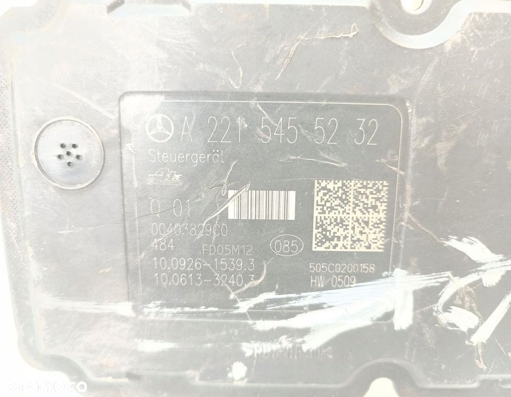 POMPA ABS MERCEDES W221 A2214313312 A2215455232 - 6