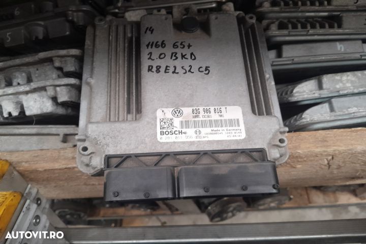 CALCULATOR MOTOR ECU 03G906016T Volkswagen VW Golf 5 [2003 - 2009] Pl - 1