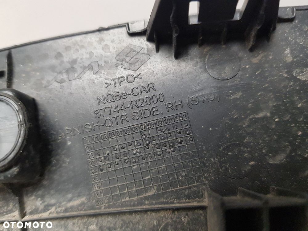 LISTWA NAKŁADKA BŁOTNIKA KIA SPORTAGE V 5 NQ5E  21-25 PRAWA TYLNA 87744-R2000 STRUKTURA - 4