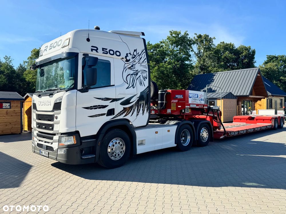 Özgül Trailer niskopodwozie tiefbett 2osie scania R500 6x2 zestaw - 4