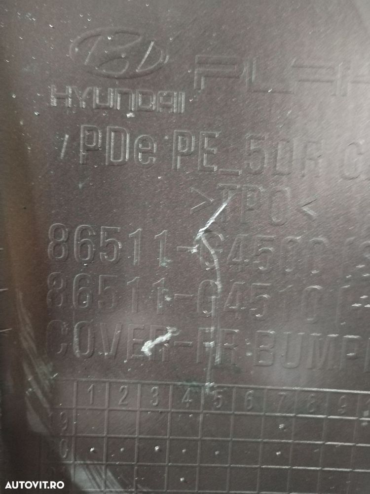 Bara fata Hyundai I30, 2020, 2021, 2022, 2023, 2024, cod origine OE 86511-G4500. 9962 - 16