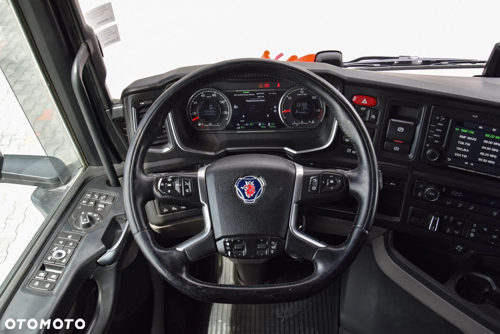 Scania 500S / FULL AIRMATIC / HYDRAULIKA / RETARDER / KLIMATYZACJA POSTOJOWA / ACC / KLIMA / 2 ZBIORNIKI PALIWA / FULL LEDY / FULL SPOILERY / SERWISOWANA / SPROWADZONA - 27