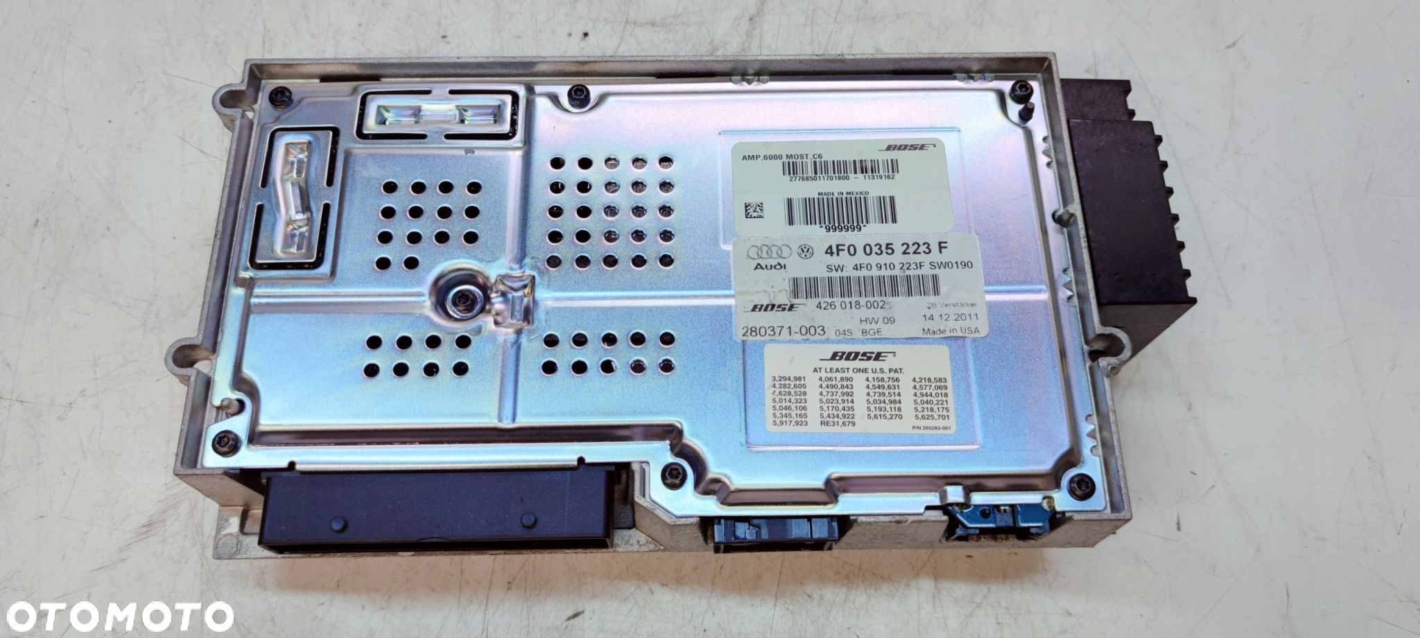 WZMACNIACZ BOSE AUDI A6 C6 4F0035223F 4F0910223F SPRAWNY - 6