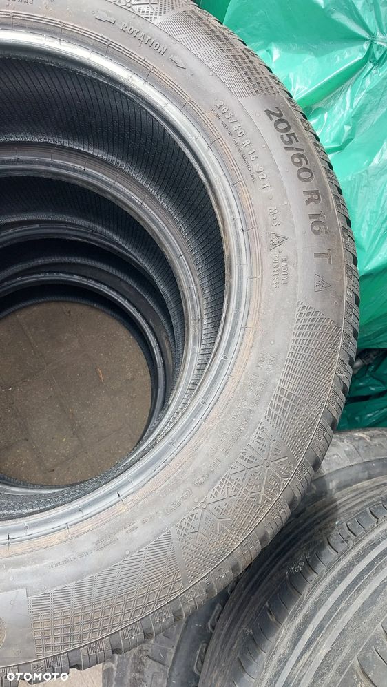 Komplet opon zimowych Continental ts 860 205/60r16 92T - 4
