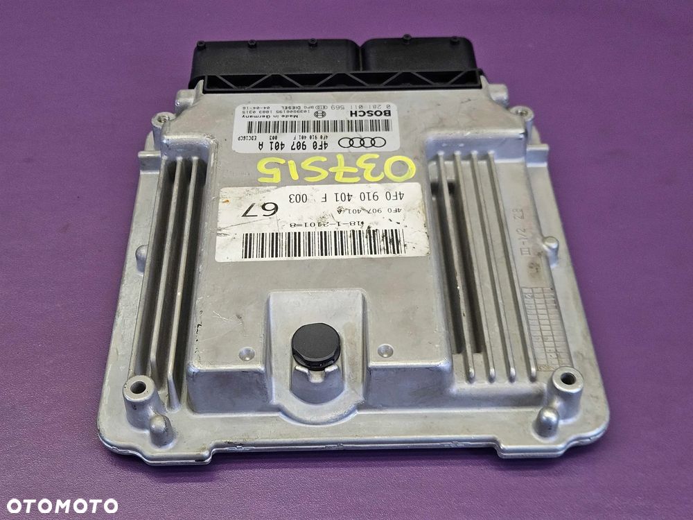 Komputer 4F0907401A 4F0910401F 0281011569 Moduł Sterownik Silnika Silnik 3.0 2.7 TDI V6 Audi A6 C6 Europa - 5