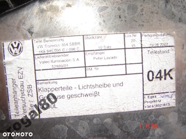 VW SCIROCCO LAMPY TYŁ KOMPLET ORYGINAŁ - 2
