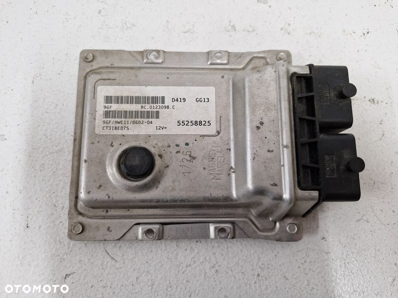 fiat 500x 1.6 b sterownik komputer ecu silnika 55258825 - 2