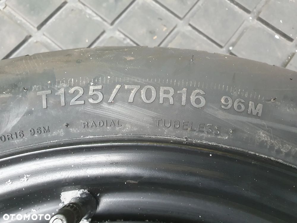 AUDI A3 8P Volkswagen Golf V KOŁO DOJAZDOWE DOJAZDÓWKA 1K0601027F 125/70R16  HANKOOK - 3