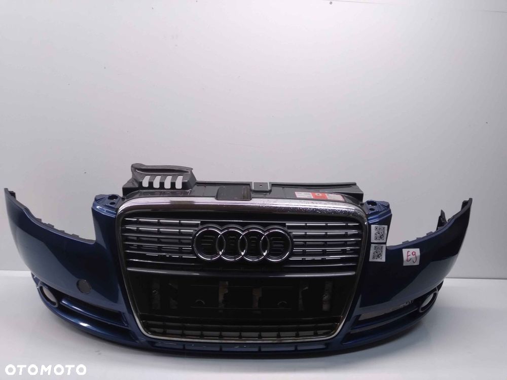 } ZDERZAK PRZÓD PRZEDNI DO AUDI A4 B7 LZ5C NIEBIESKI HALOGENY