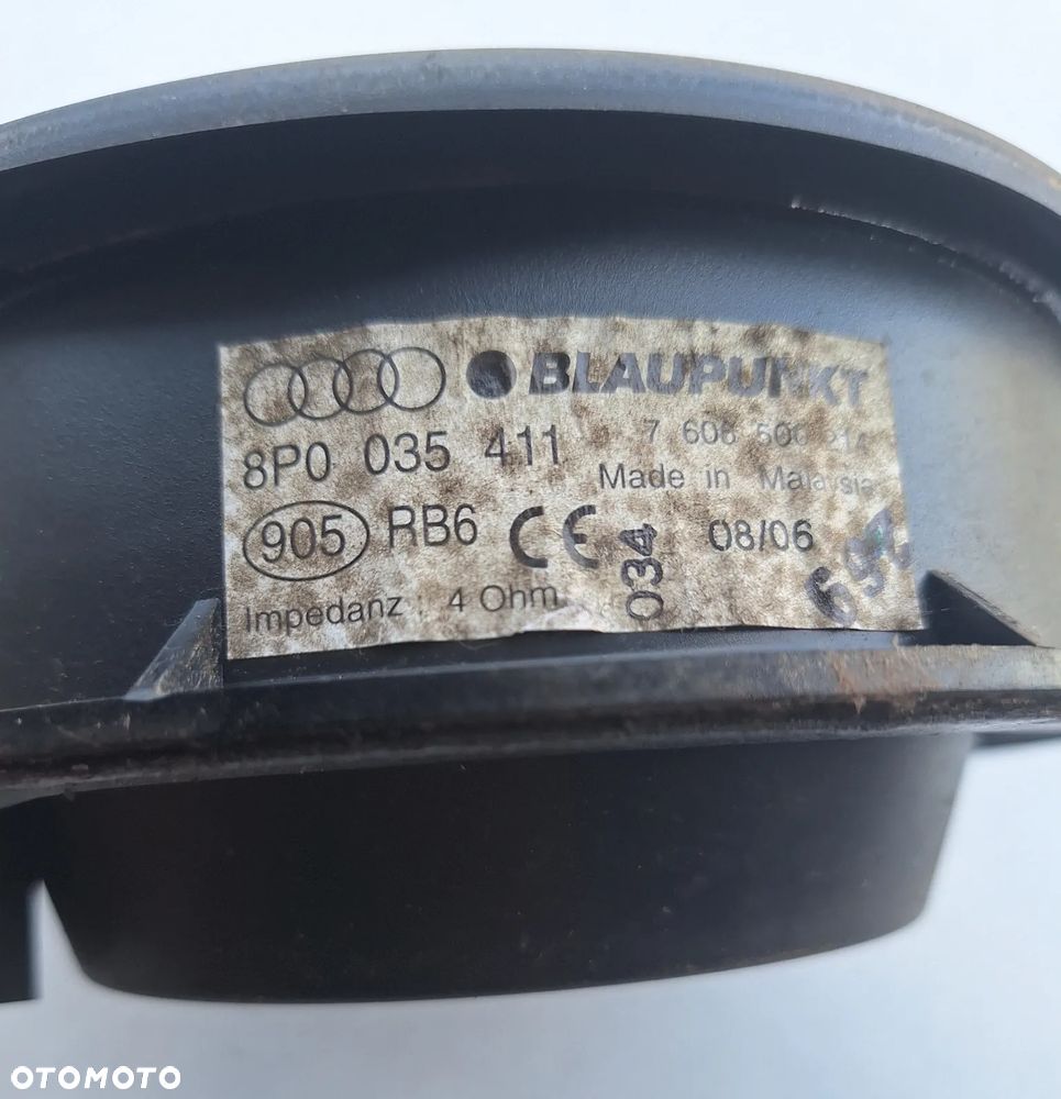 GŁOŚNIK DRZWI PRZEDNICH BLAUPUNKT 8P0035411 - AUDI A3/8P -2006 ROK - 2