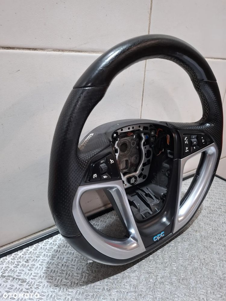 Kierownica multifunkcyjna OPC Opel Insignia A lift 2011 rok skóra  nr 13294295 - 3