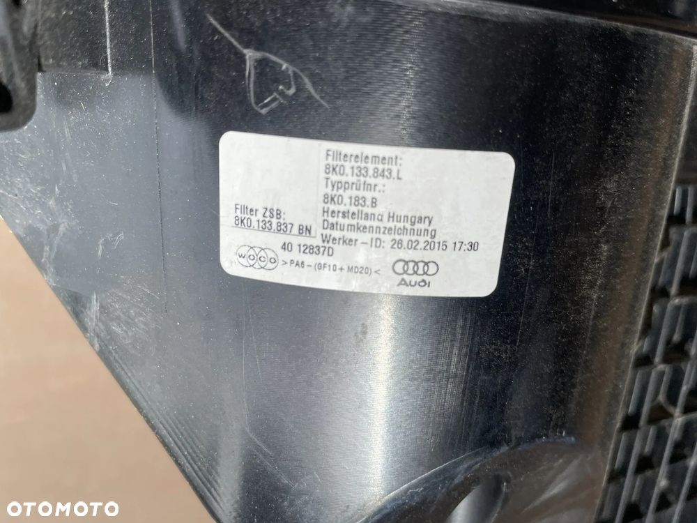Audi A4 B8 8K ,A5 8T, Q5 8R obudowa filtra powietrza - 4