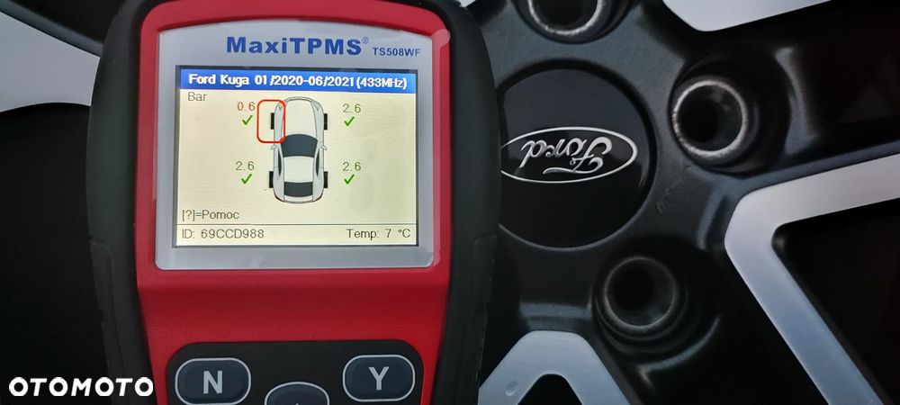 Felgi Aluminiowe Oryg. Ford Kuga 18 Cali 5x108 7,5Jx18 Et50 Ø63,4mm Idealne !!! - 18