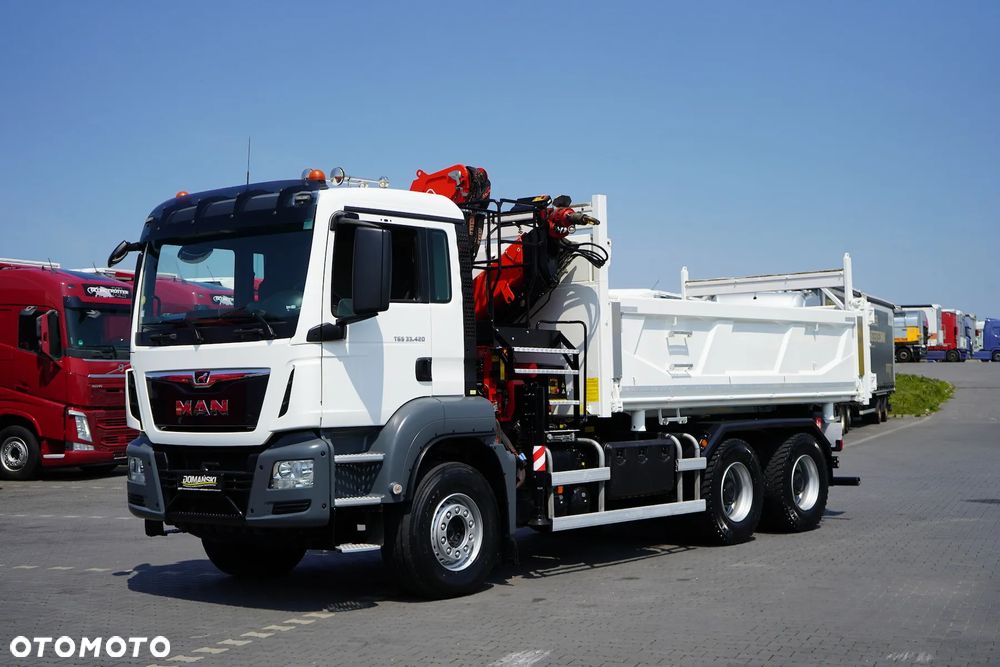 MAN / TGS / 33.420 / E 6 / WYWROTKA + HDS / FASSI F 175 / 6 X 4 / HYDROBURTA - 10