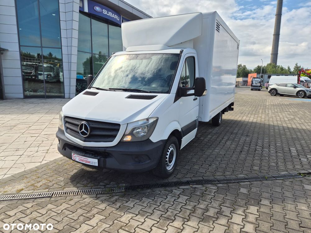 Mercedes-Benz Sprinter 316 CDi / KONTENER / 1 WŁ / WINDA PALFINGER / SOLIDNY KONTENER / 3 MIEJSCA / BEZWYPADKOWY / TEMPOMAT / PODGRZEWANY FOTEL / STAN BARDZO DOBRY - 3