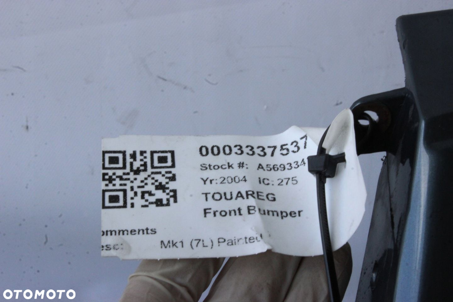 VOLKSWAGEN VW TOUAREG I 2002R- ZDERZAK PRZEDNI PRZÓD PDC - 12