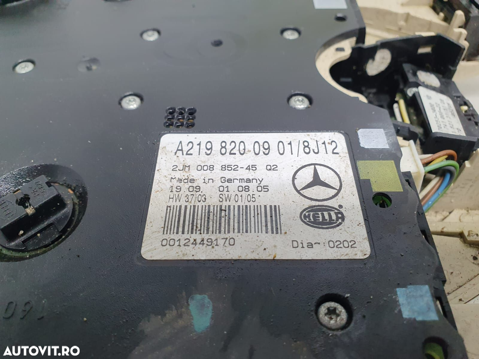 Plafoniera A2198200901 Mercedes-Benz CLS-Class C219 [2004 - 2008] - 4