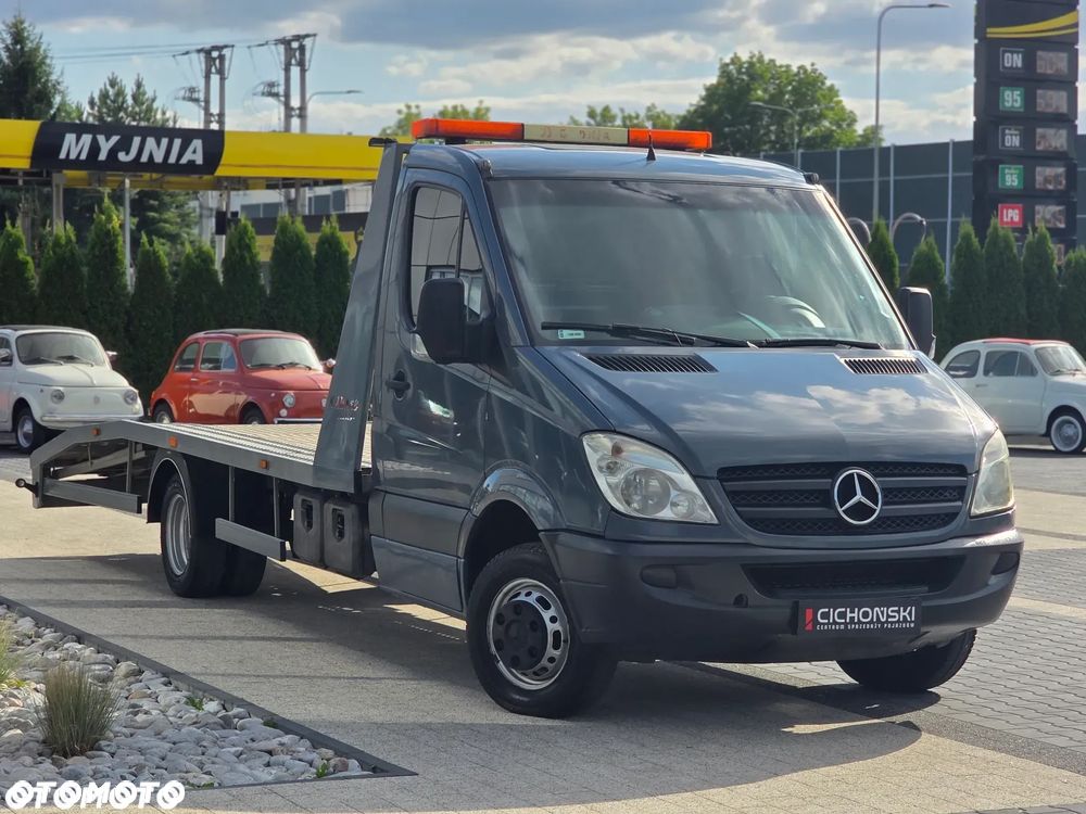 Mercedes-Benz Mercedes-Benz SPRINTER 515 CDi Autolaweta Holownik Pomoc Drogowa Na Bliźniaku Długi Najazd Auto Serwisowane z Polskiego Salonu Wyjątkowo ładny i Zadbany Samochód - 5
